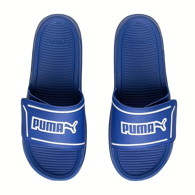 Sandales à enfiler unisexes PUMA bleues 2 Sandales à enfiler unisexes PUMA bleues