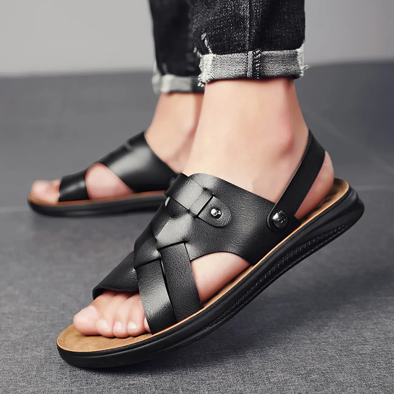 Sandales d'été tendance pour homme 10 Sandales d'été tendance pour homme – Image 9