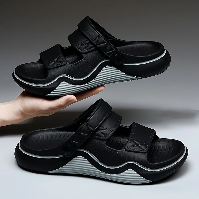 Sandales d'été pour homme - Semelle antidérapante en PVC 4 Sandales d'été pour homme - Semelle antidérapante en PVC – Image 3