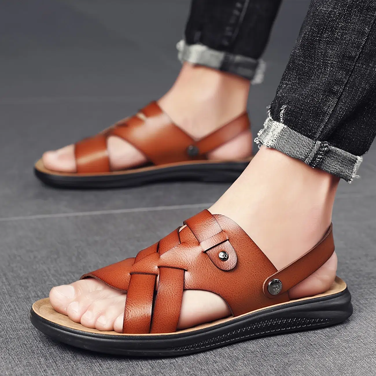 Sandales d'été tendance pour homme 8 Sandales d'été tendance pour homme – Image 7