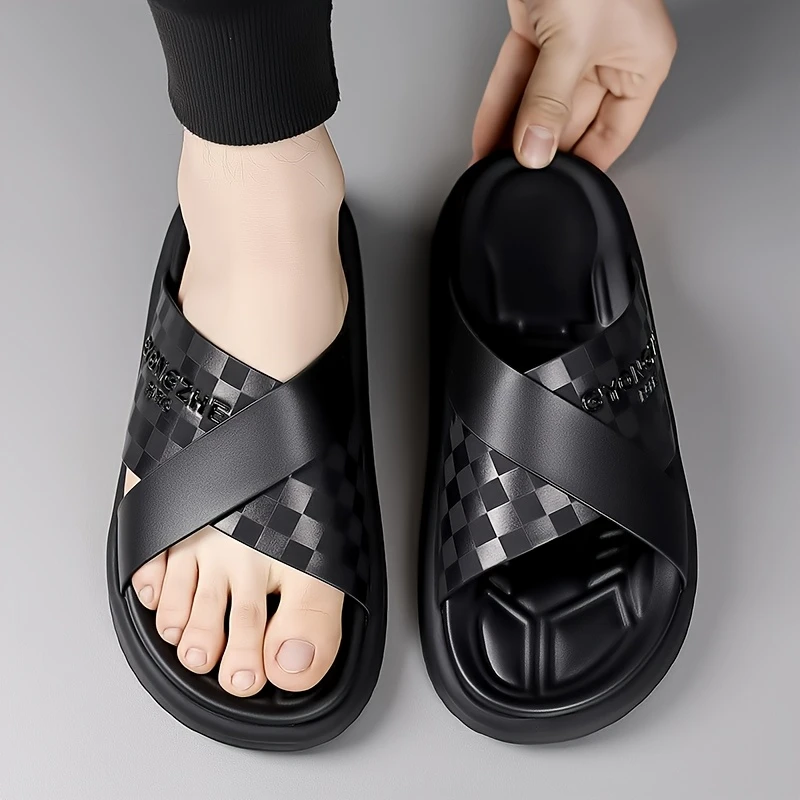 Sandales chaussons à enfiler pour homme 4 Sandales chaussons à enfiler pour homme – Image 3