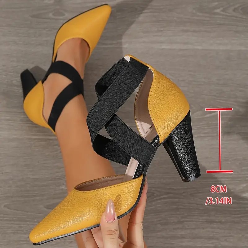 Élégantes chaussures à talons hauts D'Orsay pour femme 3 Élégantes chaussures à talons hauts D'Orsay pour femme – Image 2