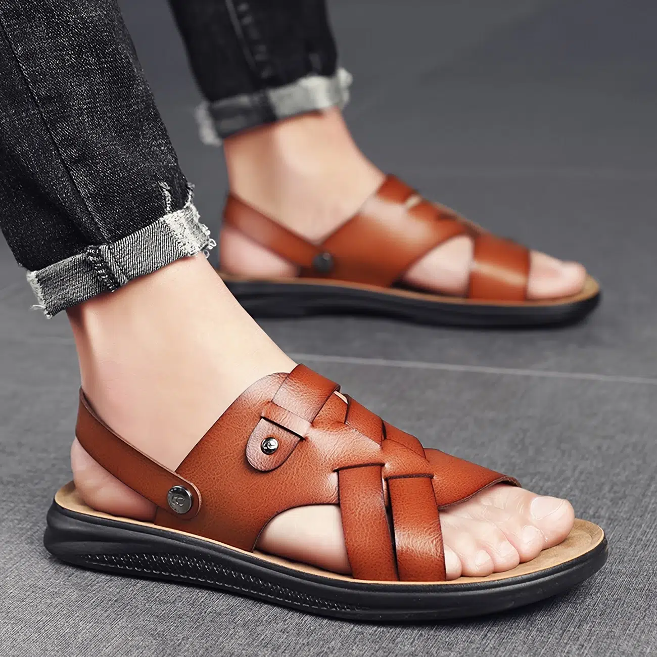 Sandales d'été tendance pour homme 6 Sandales d'été tendance pour homme – Image 5