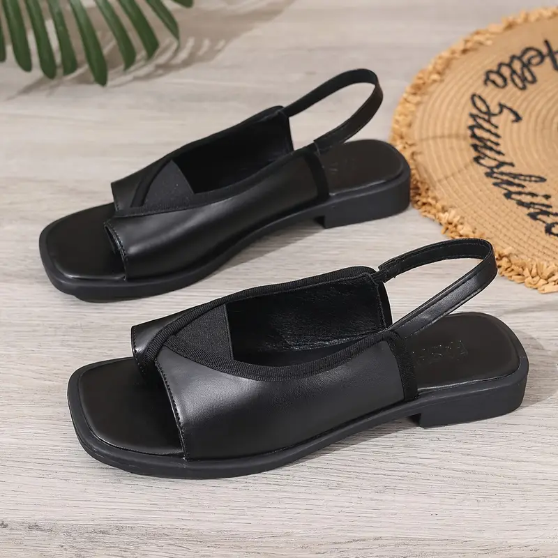 Sandales élégantes noires pour femme 6 Sandales élégantes noires pour femme – Image 5