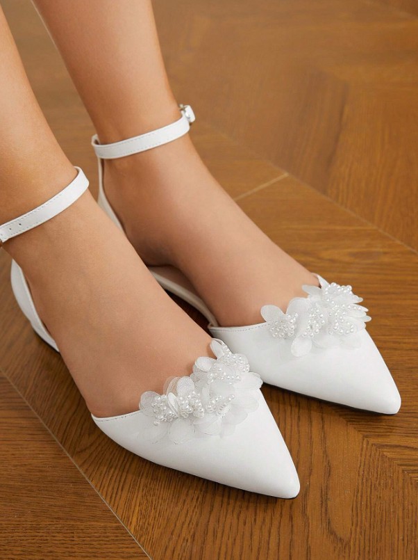 Chaussures plates confortables et mignonnes à bout pointu pour femmes 8 Chaussures plates confortables et mignonnes à bout pointu pour femmes – Image 7