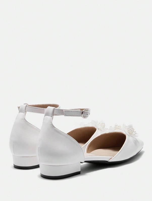 Chaussures plates confortables et mignonnes à bout pointu pour femmes 11 Chaussures plates confortables et mignonnes à bout pointu pour femmes – Image 10