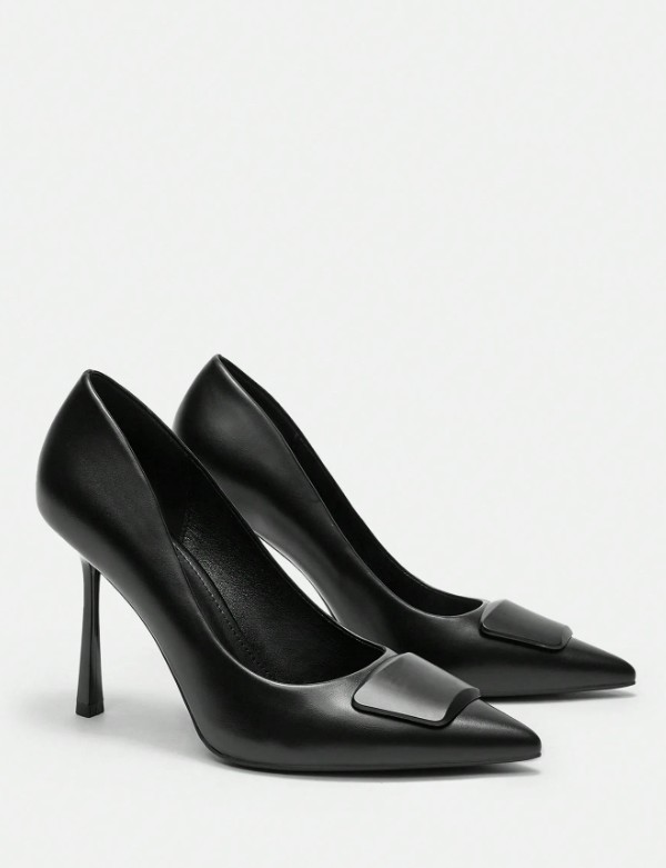 Nouvelles chaussures polyvalentes à talons hauts et bout pointu pour femme 2 Nouvelles chaussures polyvalentes à talons hauts et bout pointu pour femme