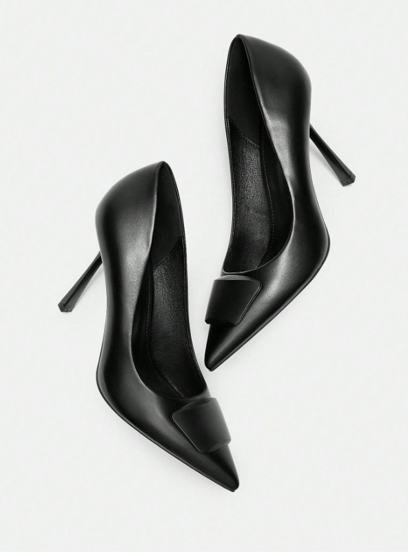 Nouvelles chaussures polyvalentes à talons hauts et bout pointu pour femme 11 Nouvelles chaussures polyvalentes à talons hauts et bout pointu pour femme – Image 10