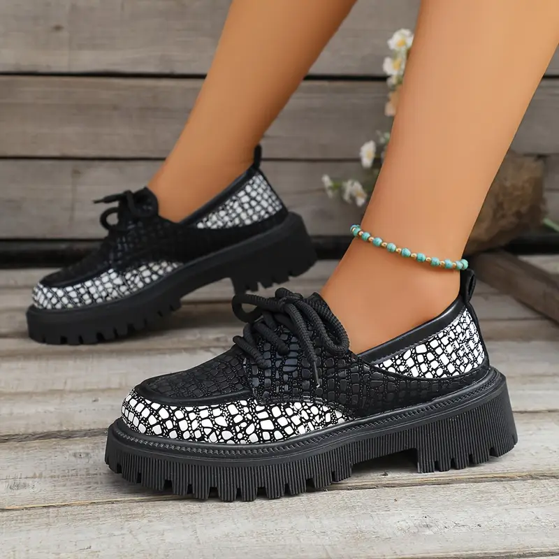 Mocassins tendance à semelle épaisse pour femme 7 Mocassins tendance à semelle épaisse pour femme – Image 6