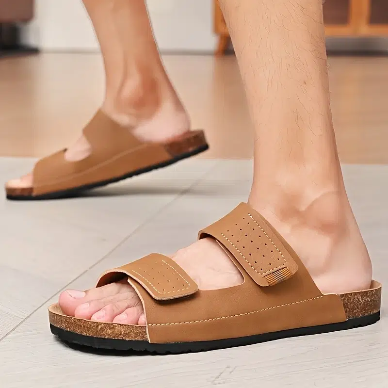 Sandales d'été à enfiler pour homme 12 Sandales d'été à enfiler pour homme – Image 11