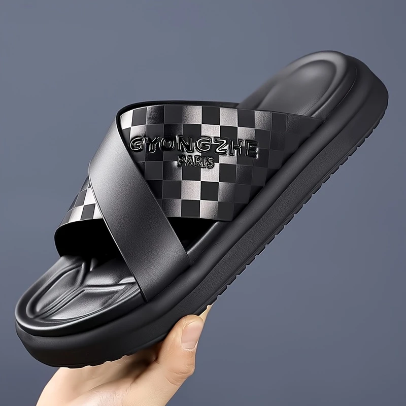 Sandales chaussons à enfiler pour homme 2 Sandales chaussons à enfiler pour homme