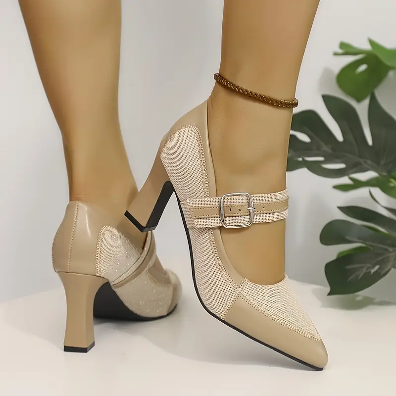 Escarpins rétro brodés à bout pointu pour femme 11 Escarpins rétro brodés à bout pointu pour femme – Image 10