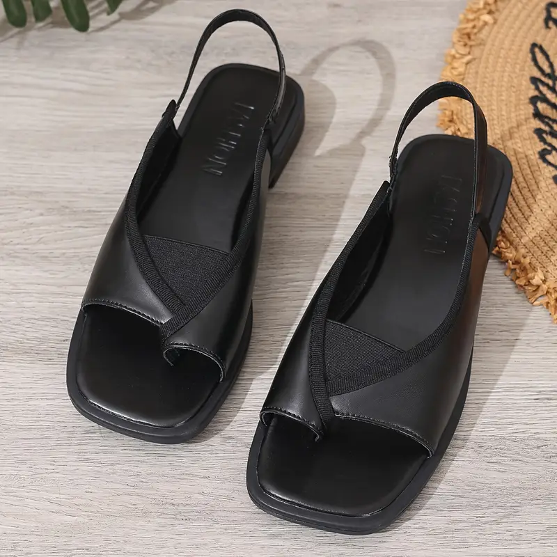 Sandales élégantes noires pour femme 10 Sandales élégantes noires pour femme – Image 9