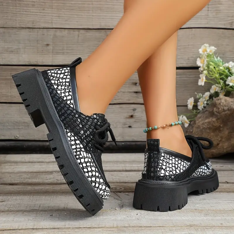 Mocassins tendance à semelle épaisse pour femme 9 Mocassins tendance à semelle épaisse pour femme – Image 8