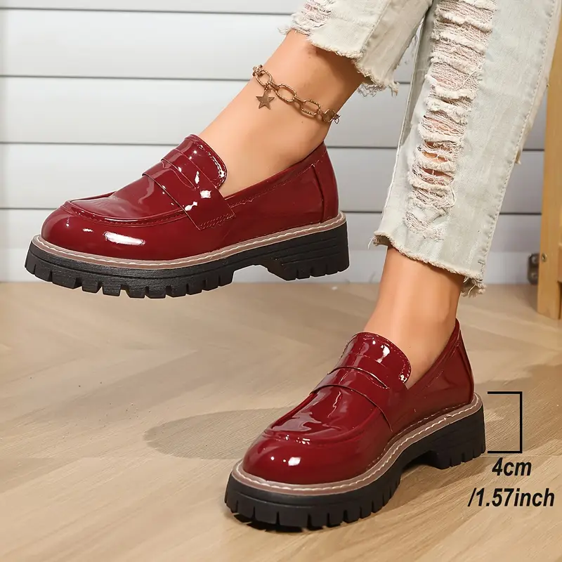 Mocassins classiques à enfiler de couleur unie pour femme 7 Mocassins classiques à enfiler de couleur unie pour femme – Image 6
