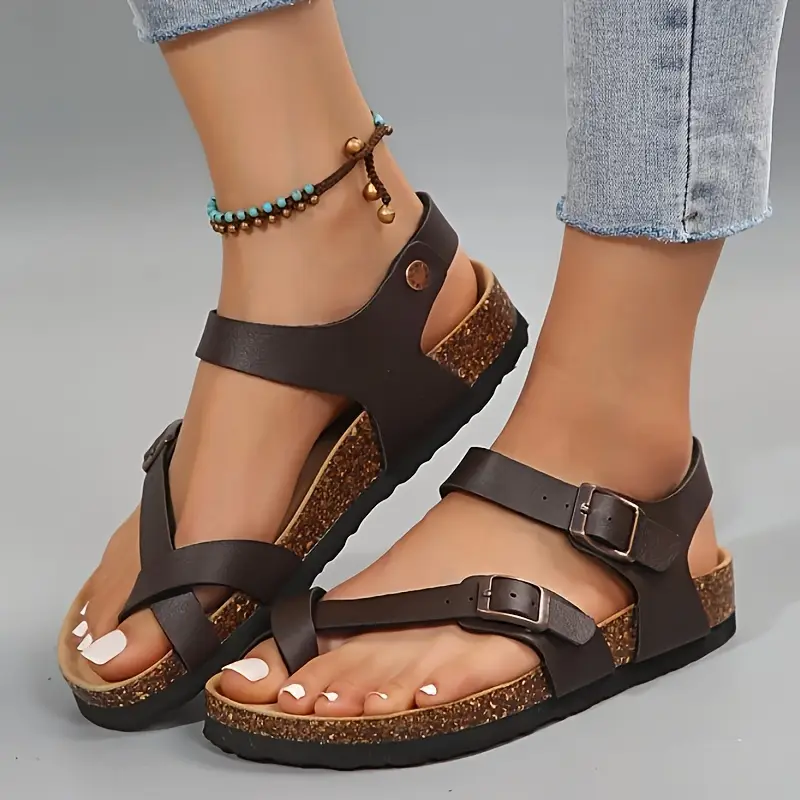 Sandales élégantes noires à plateforme pour femme 2 Sandales élégantes noires à plateforme pour femme